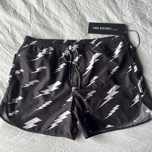 Neil Barrett Thunderbolt Swim Shorts